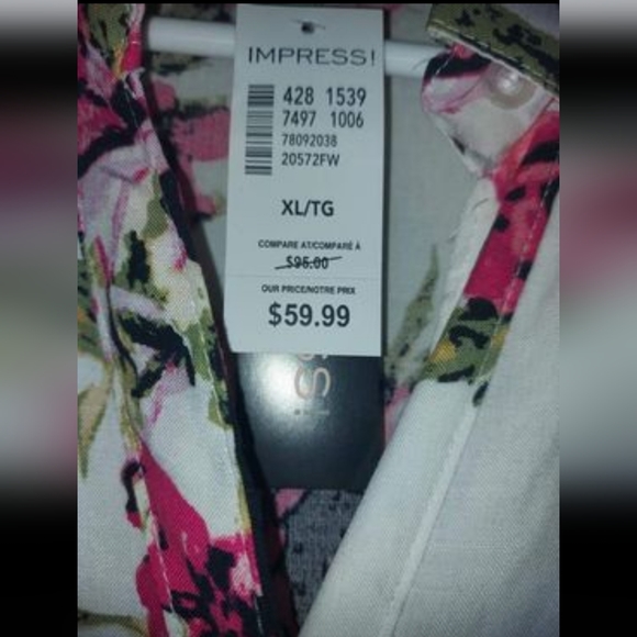 🎊Host Pick🎊 White button up floral dress - Picture 4 of 5